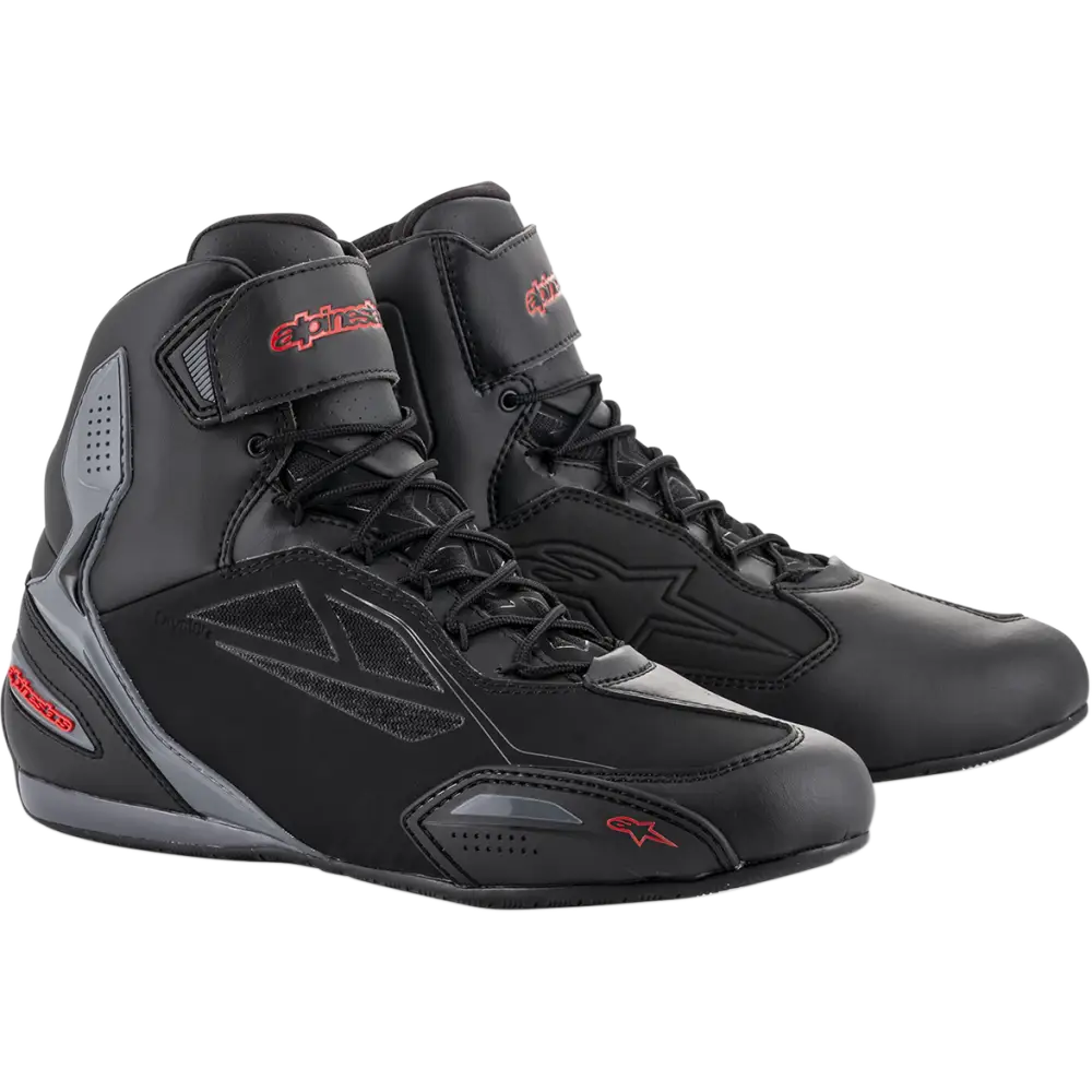 ALPINESTARS Faster-3 Drystar? Shoes - Black/Gray/Red - US 7.5 2540719131-7.5