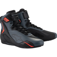 ALPINESTARS Faster-4 Shoes - Black/Gray/Red - US 12.5 2510425-1130-125