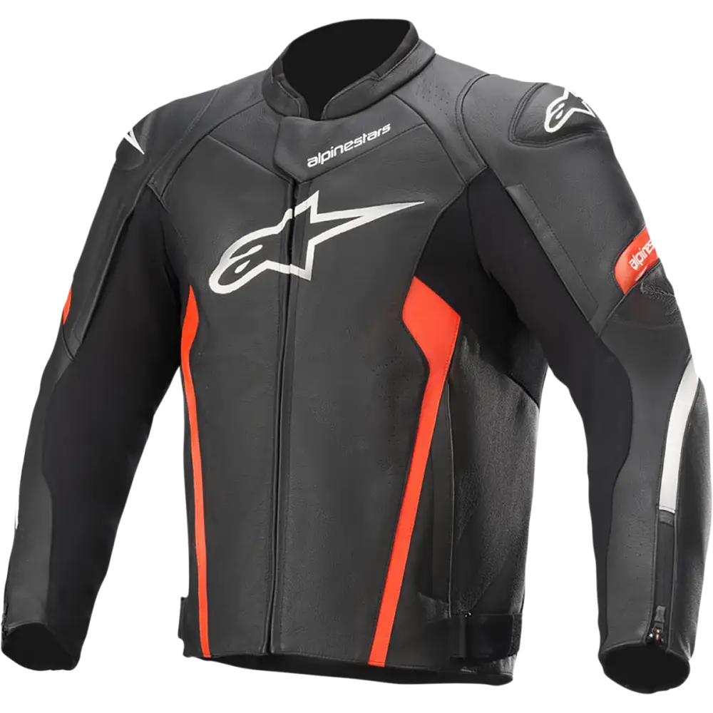 ALPINESTARS Faster v2 Leather Jacket - Black/Red - US 40 / EU 50 3103521-1030-50