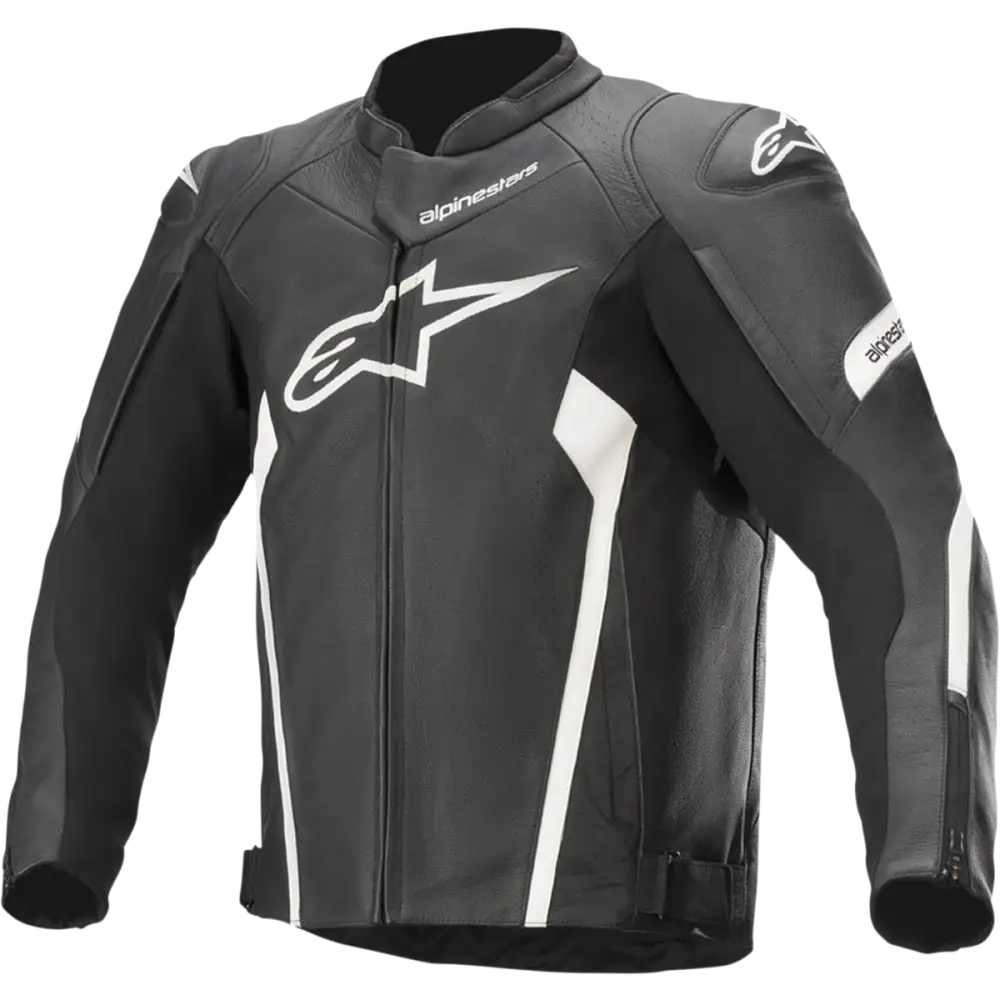 ALPINESTARS Faster v2 Leather Jacket - Black/White - US 46 / EU 56 3103521-12-56