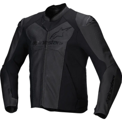 ALPINESTARS Faster v3 Airflow Leather Jacket - Black/Black - US 38 / EU 48 3103625-1100-48