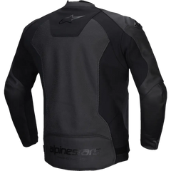 ALPINESTARS Faster v3 Airflow Leather Jacket - Black/Black - US 38 / EU 48 3103625-1100-48