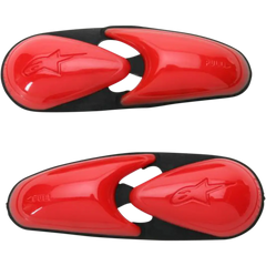 ALPINESTARS Flexible Toe Sliders - Red 25SLITECH-RD