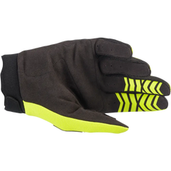 ALPINESTARS Full Bore Gloves - Fluo Yellow/Black - Small 3563622-551-S