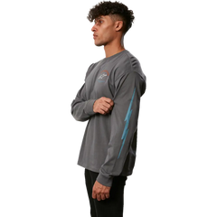 ALPINESTARS Full Face Long-Sleeve T-Shirt - Charcoal - Large 12337120018L