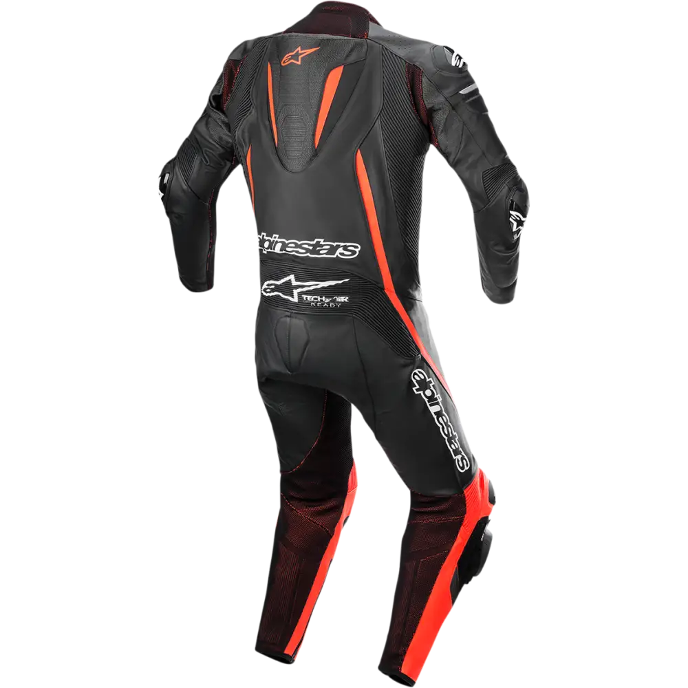 ALPINESTARS Fusion 1-Piece Suit - Black/Red Fluorescent - US 40 / EU 50 3153022-1030-50