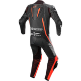 ALPINESTARS Fusion 1-Piece Suit - Black/Red Fluorescent - US 48 / EU 58 3153022-1030-58