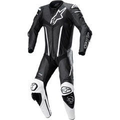 ALPINESTARS Fusion 1-Piece Suit - Black/White - US 40 / EU 50 3153022-12-50