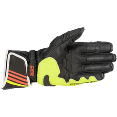 ALPINESTARS GP Plus R v2 Gloves - Metallic Gray/Black/Fluo Yellow/Fluo Red - Small 3556520-9135-S