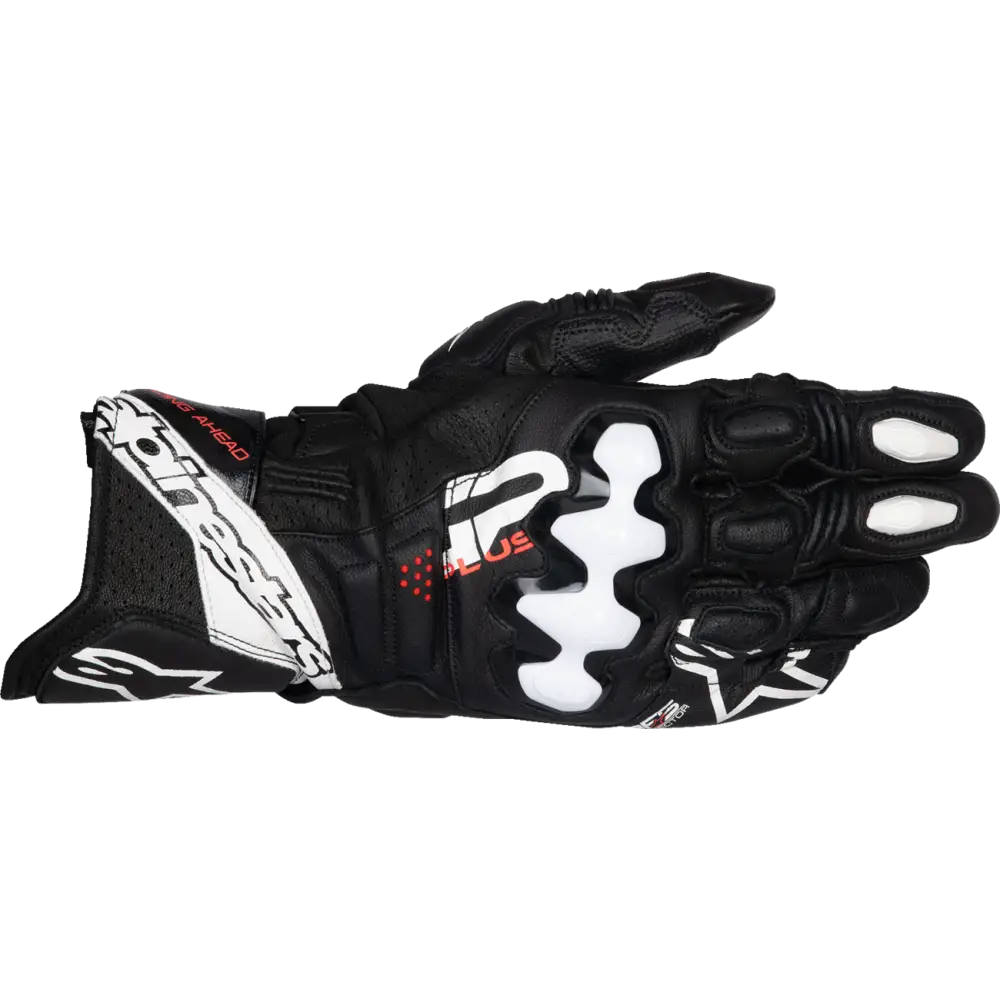 ALPINESTARS GP Plus R V3 Leather Gloves - Black/White - Medium 3550825-12-M