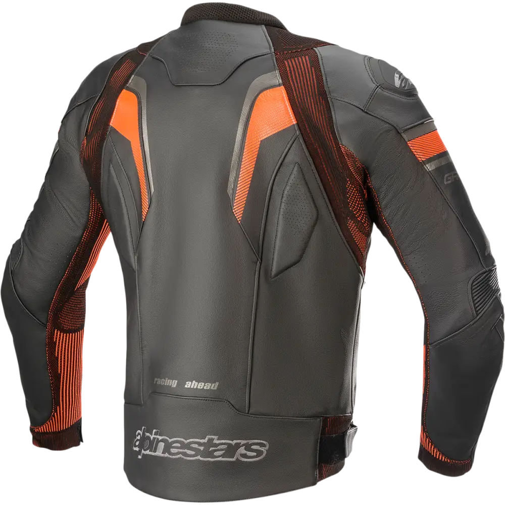 ALPINESTARS GP Plus R v3 Rideknit? Leather Jacket - Black/Red Fluo - US 46 / EU 56 3100321-1030-56