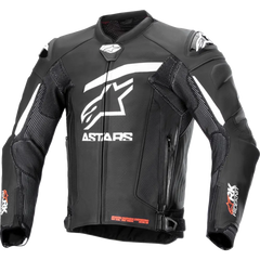 ALPINESTARS GP Plus R v4 Rideknit? Leather Jacket - Black/White - US 40 / EU 50 3100324-12-50