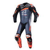ALPINESTARS GP Plus v4 Leather Suit - Black/Red Fluo/Dark Blue - US 42 / EU 52 3150523135752