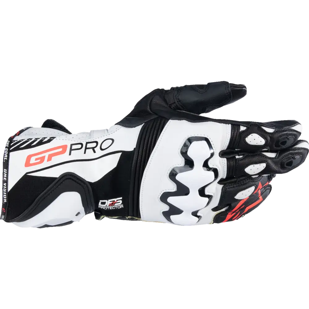 ALPINESTARS GP Pro R4 Gloves - Black/White - Large 3556724-12-L