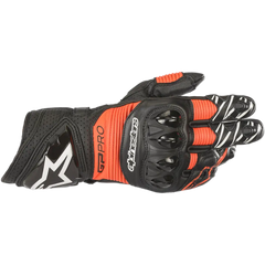 ALPINESTARS GP Pro RS3 Gloves - Black/Fluo Red - XL 3556922-1030-XL