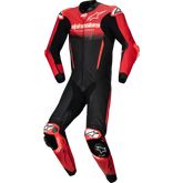 ALPINESTARS GP-R7 1-PC Leather Suit - Black/Mid Red - US 40 / EU 50 3150125-1405-50