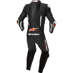 ALPINESTARS GP-R7 1-PC Leather Suit - Black/White/Red Fluo - US 38 / EU 48 3150125-1231-48
