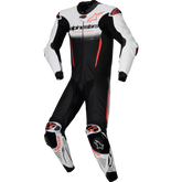 ALPINESTARS GP-R7 1-PC Leather Suit - White/Black/Red Fluo - US 38 / EU 48 3150125-233-48