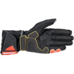 ALPINESTARS GP Tech v2 Gloves - Black/White/Fluo Red - Small 3556622-1231-S