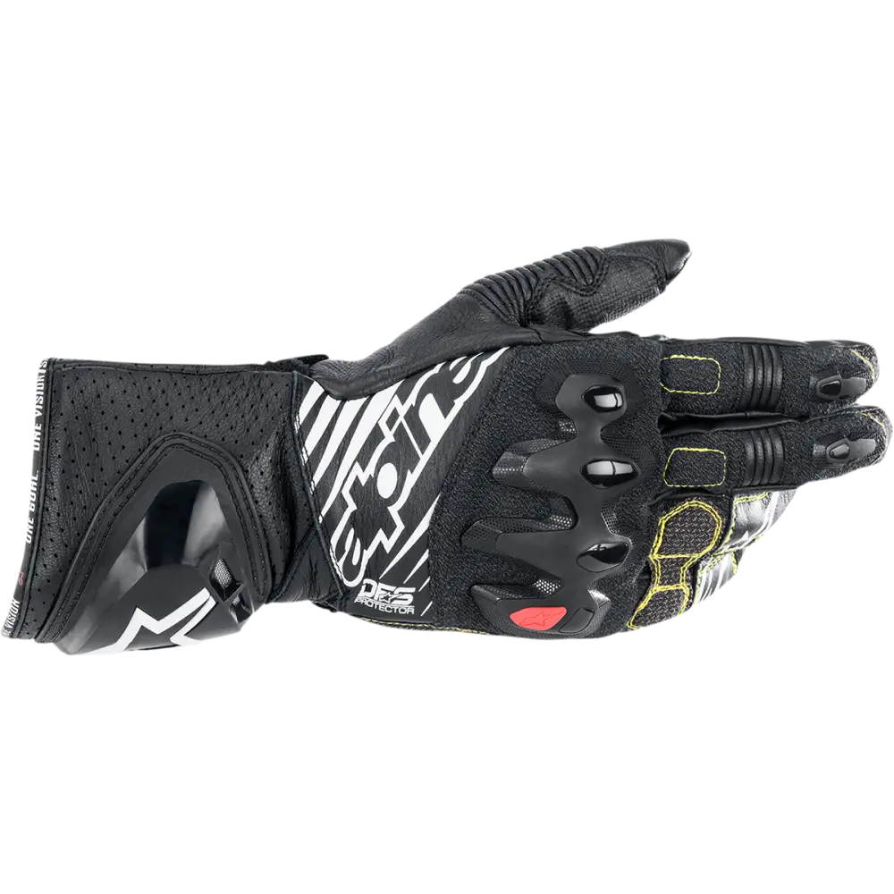 ALPINESTARS GP Tech v2 Gloves - Black/White - Small 3556622-12-S