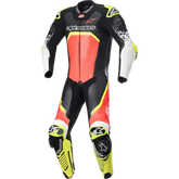 ALPINESTARS GP Tech v4 Leather Suit - Black/Red/Yellow Fluorescent - US 48 / EU 58 3156822-1355-58
