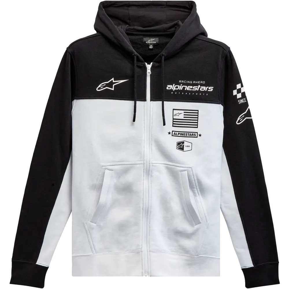 ALPINESTARS H Block Hoodie - Black/White - Medium 1213510701020M