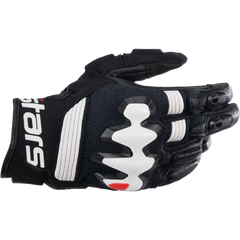 ALPINESTARS Halo Gloves - Black/White - 2XL 3504822-12-2X