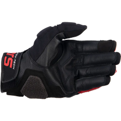 ALPINESTARS Halo Gloves - Black/White/Bright Red - 3XL 3504822-1304-3X