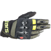 ALPINESTARS Halo Gloves - Forest Black/Fluo Yellow - Medium 3504822-6085-M