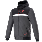 ALPINESTARS Honda Chrome Street Hoodie - Black/Gray/Red - XL 4201323-1908-XL