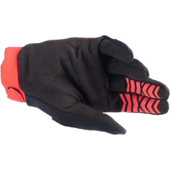 ALPINESTARS Honda Full Bore Gloves - Black/Bright Red - Small 3563823-1303-S
