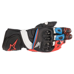 ALPINESTARS Honda GP Plus R v2 Gloves - Black/Bright Red/Blue - Medium 3556321-1317-M