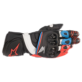 ALPINESTARS Honda GP Plus R v2 Gloves - Black/Bright Red/Blue - XL 3556321-1317-XL
