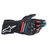 ALPINESTARS Honda SP-8 V3 Gloves - Black/Bright Red/Blue - Medium 3558423-1317-M