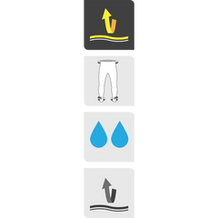 ALPINESTARS Hurricane Rain Pants - Black - 2XL 3224617-10-2X