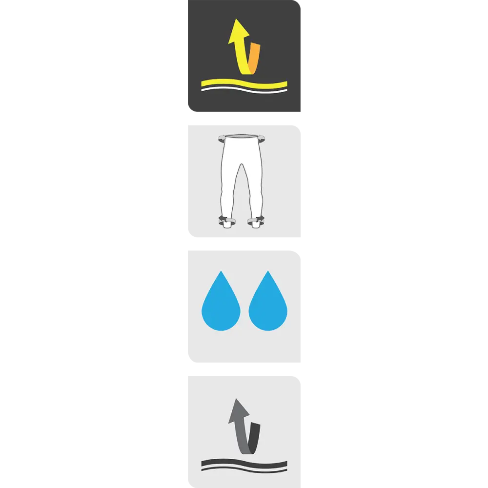 ALPINESTARS Hurricane Rain Pants - Black - XL 3224617-10-XL