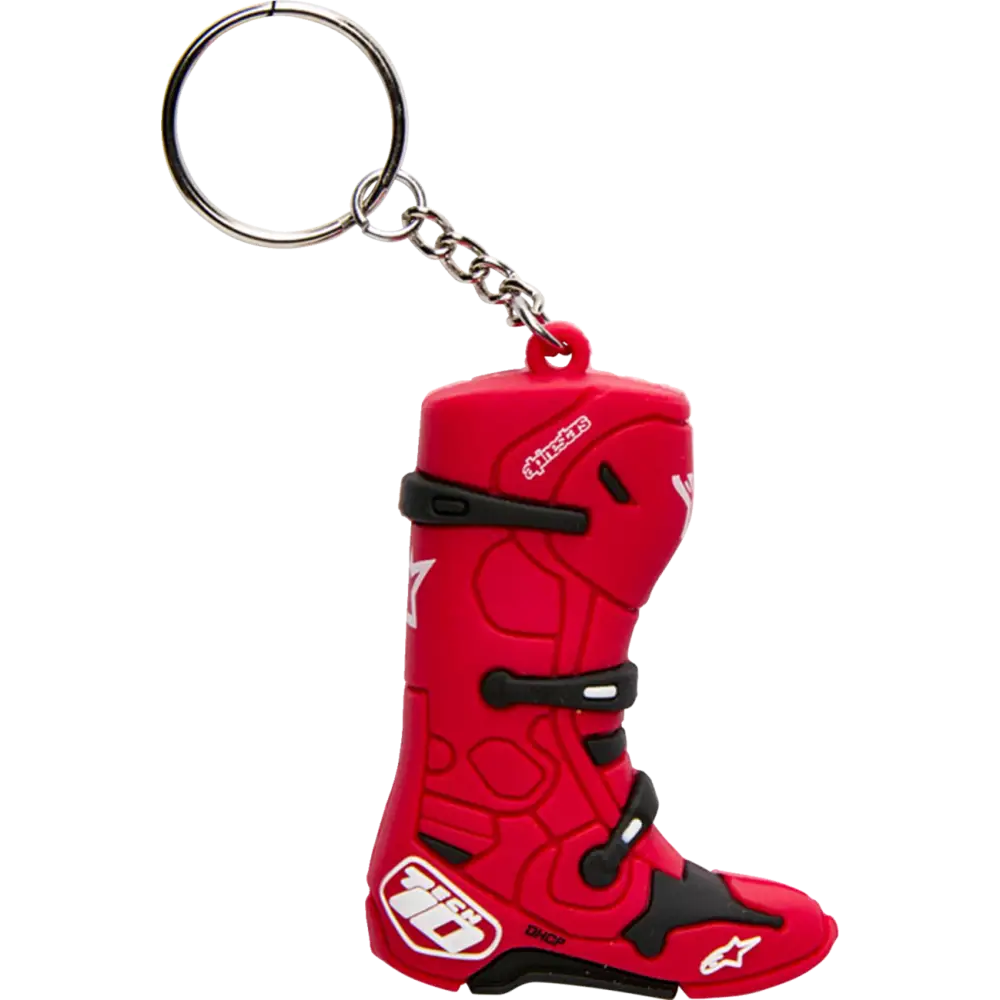 ALPINESTARS Key Fob - Tech 10 Boot - Red 12309400030OS