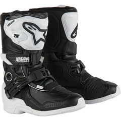 ALPINESTARS Kids Tech 3S Boots - Black/White - US 10 2014524-21-10