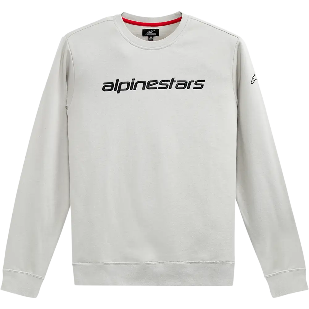 ALPINESTARS Linear Crew Fleece - Silver/Black - 2XL 12125132419002X