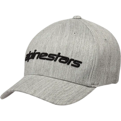 ALPINESTARS Linear Hat - Heather Gray/Black - Small/Medium 1230810051126SM