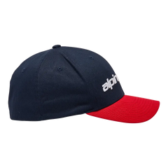 ALPINESTARS Linear Hat - Navy/Red - Small/ Medium 1230810057030SM