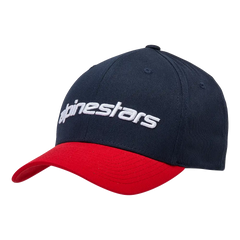 ALPINESTARS Linear Hat - Navy/Red - Small/ Medium 1230810057030SM