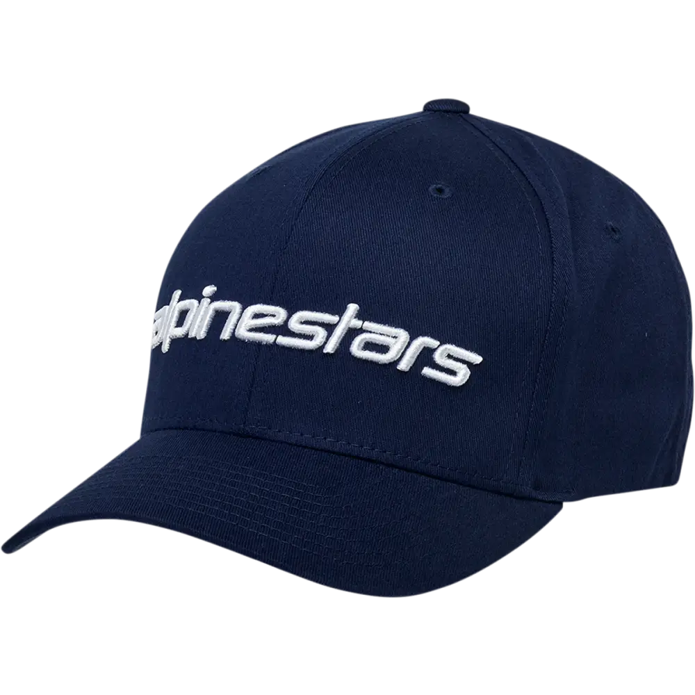 ALPINESTARS Linear Hat - Navy/White - Small/Medium 1230810057020SM