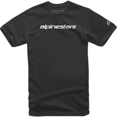 ALPINESTARS Linear Wordmark T-Shirt - Black/Gray - Large 1212-720201011L