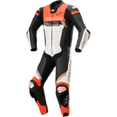 ALPINESTARS Missile Ignition v2 1-Piece Leather Suit - Black/White/Red Fluo - US 44 / EU 54 3150222-1231-54
