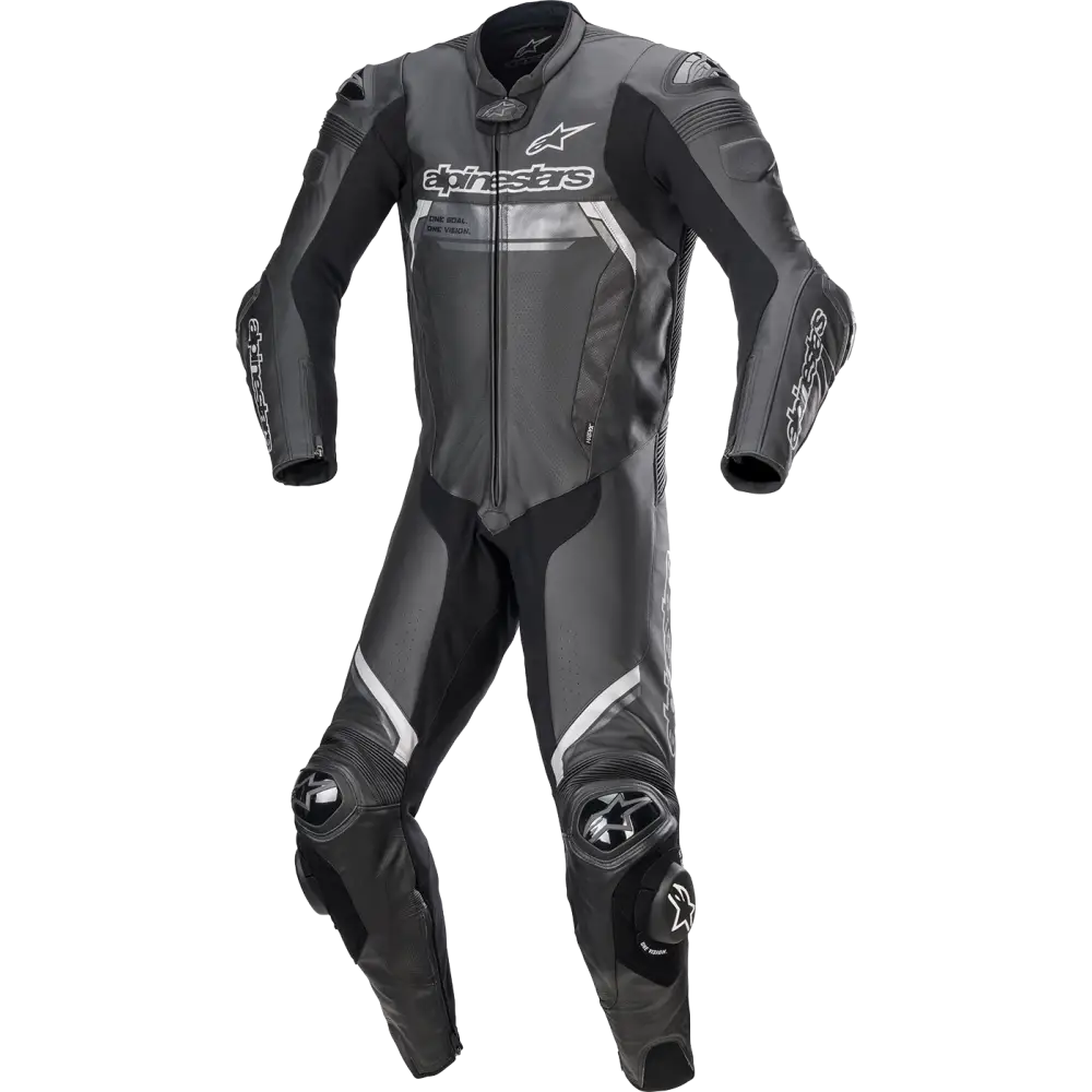 ALPINESTARS Missile Ignition v2 1-Piece Leather Suit - Black/Black - US 46 / EU 56 3150222-1100-56