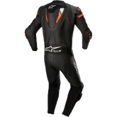 ALPINESTARS Missile Ignition v2 1-Piece Leather Suit - Black/Red Fluo - US 50 / EU 60 3150222-1030-60