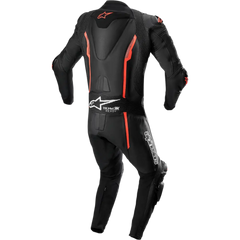 ALPINESTARS Missile v2 1-Piece Leather Suit - Black/Red Fluo - US 48 / EU 58 3150122-1030-58