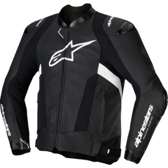 ALPINESTARS Missile v3 Leather Jacket - Black/White - US 40 / EU 50 3100125-12-50