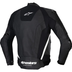 ALPINESTARS Missile v3 Leather Jacket - Black/White - US 46 / EU 56 3100125-12-56